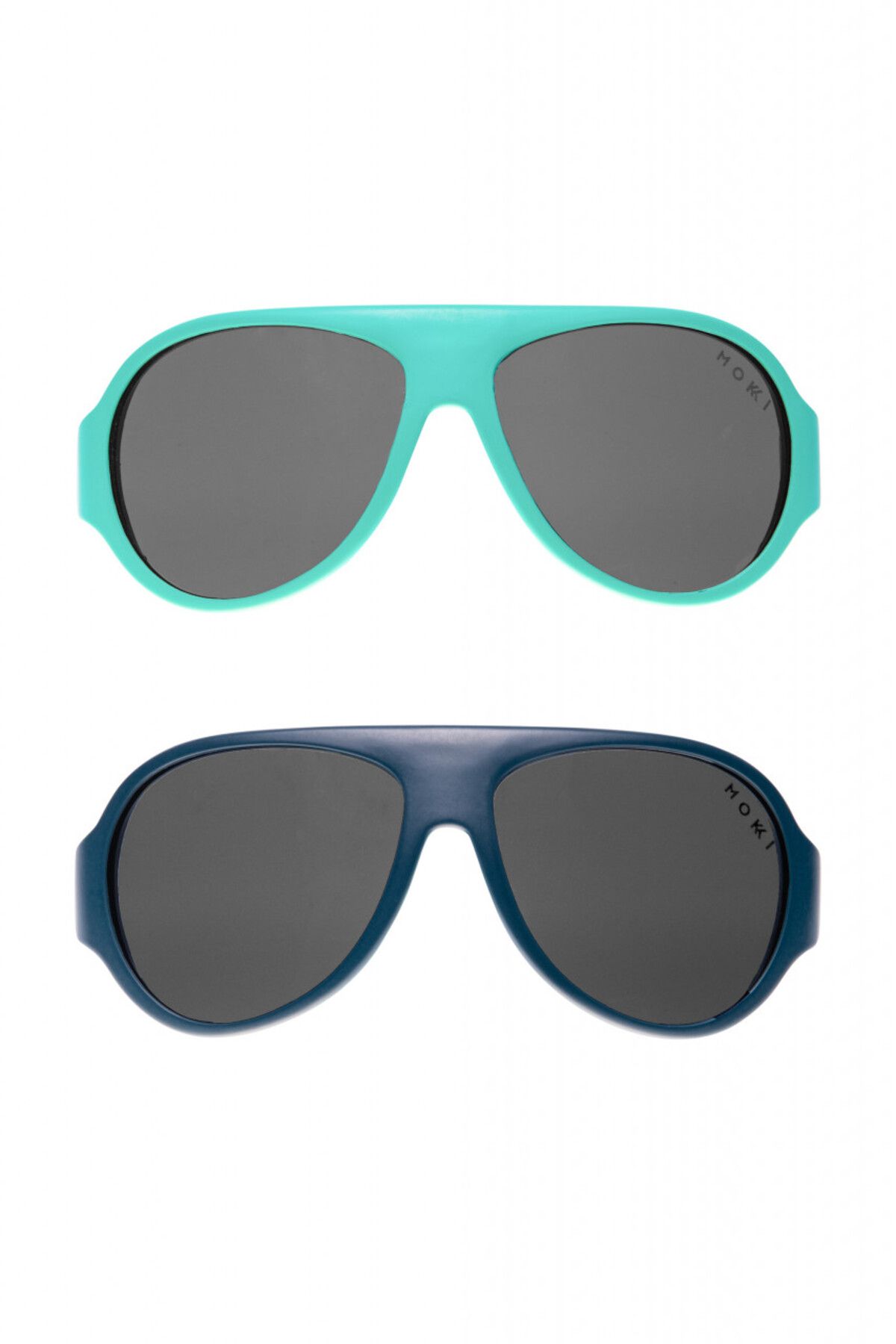 OEM-MOKKI Click & Change Kindersonnenbrille, UV-Schutz, blau, 2-5 Jahre, 2er-Set 5