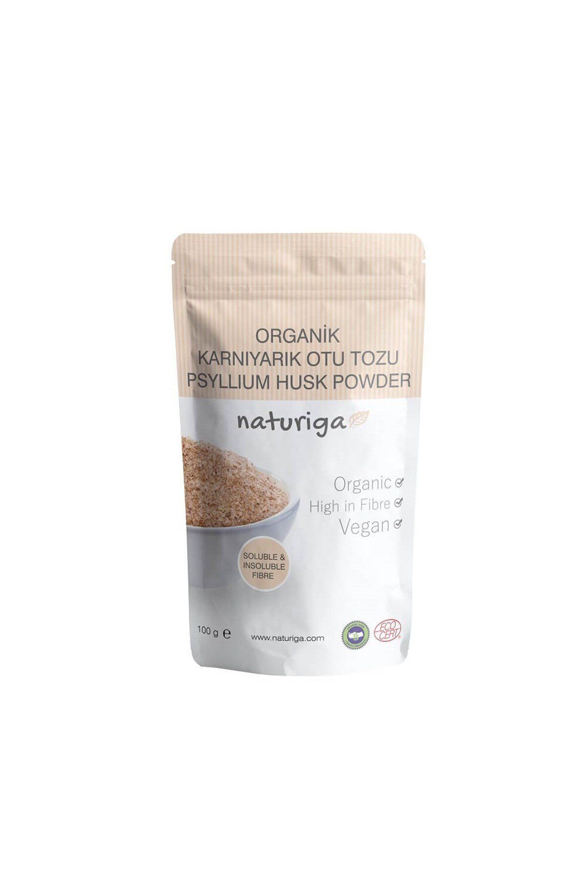 Naturiga Organik Psyllium Husk Tozu 100gr