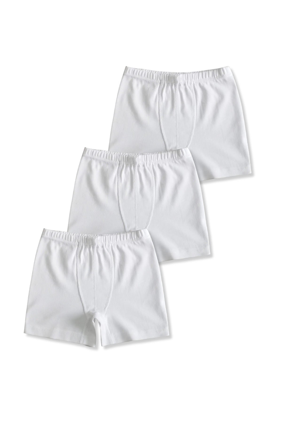 GizaKids %95 Pamuklu Erkek Çocuk Süprem Penye Atlet Fanila Boxer Külot Iç Çamaşır 3lü Set fotoğrafı 5 (önizleme)