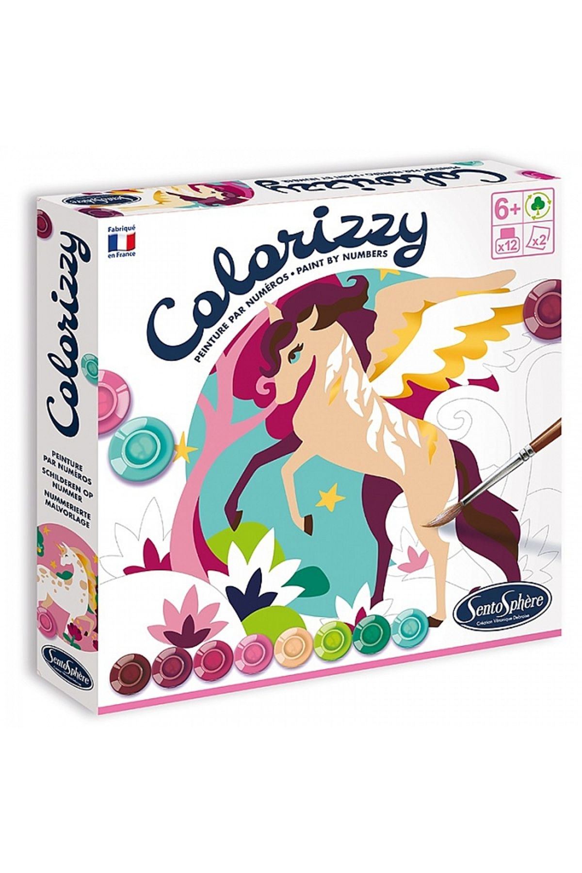 Sentosphere-Colorizzy - Pictura pe numere - Unicorni 2