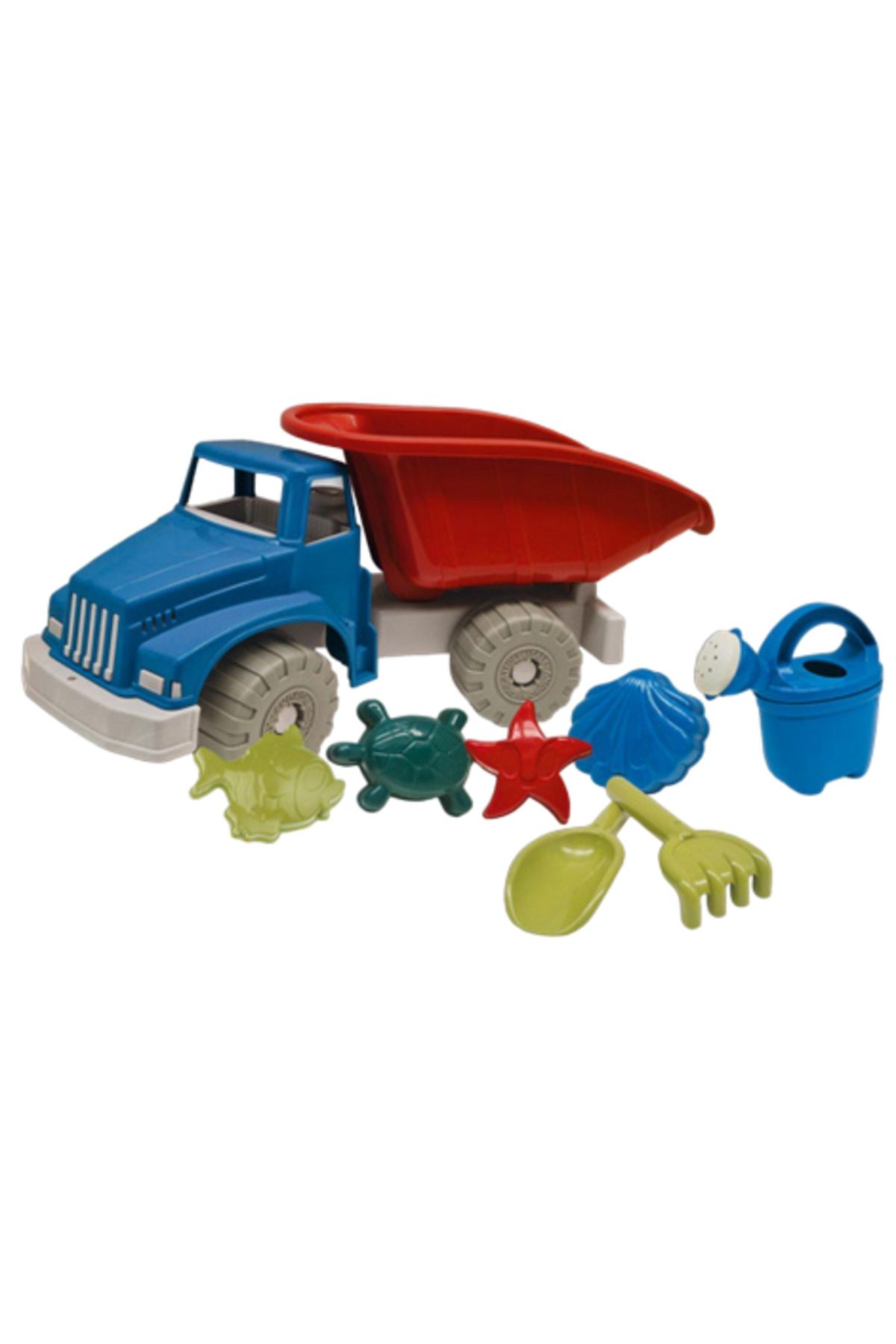 Androni Giocattoli Set Jucarii Apa Si Nisip Cu Basculanta, Stropitoare, Forme Si Unelte Recycled - One Size