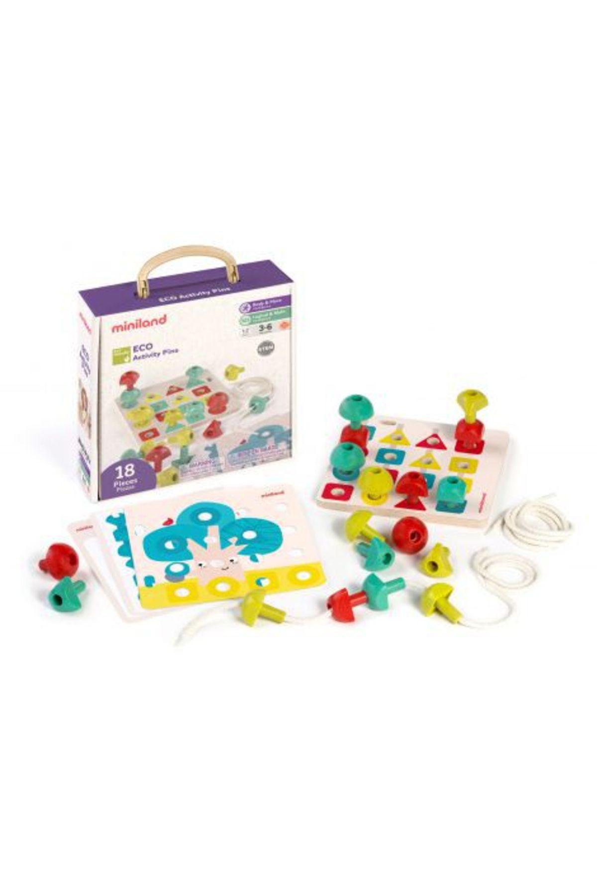 Miniland-Joc Educativ pentru motricitate si creativitate Eco Mozaic 1