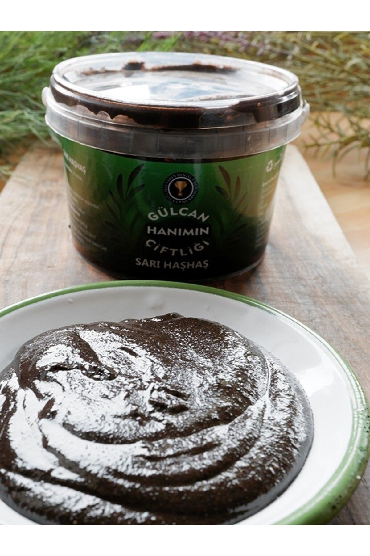 GÜLCAN HANIMIN ÇİFTLİĞİ Siyah Haşhaş Ezmesi 400gr