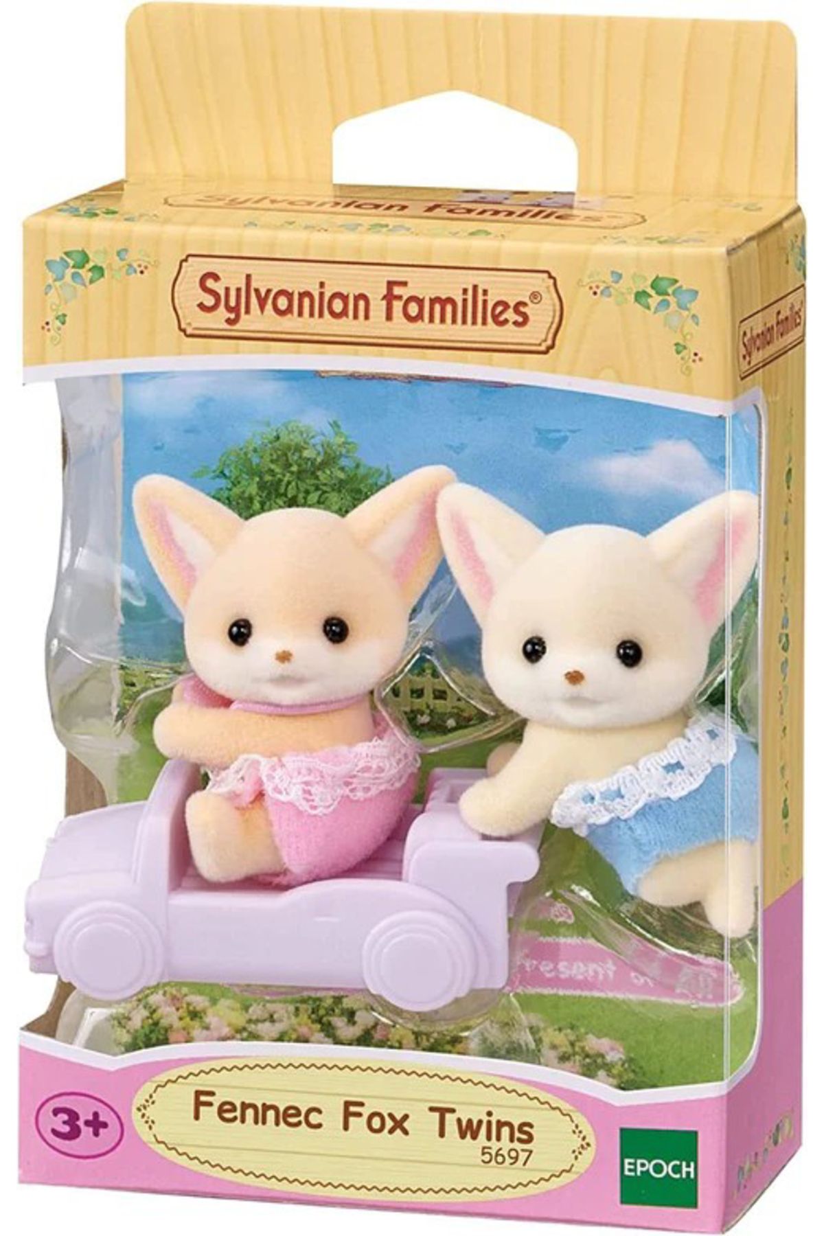 Epoch Figurină Sylvanian Families-gemenii Vulpite Fennec - One Size