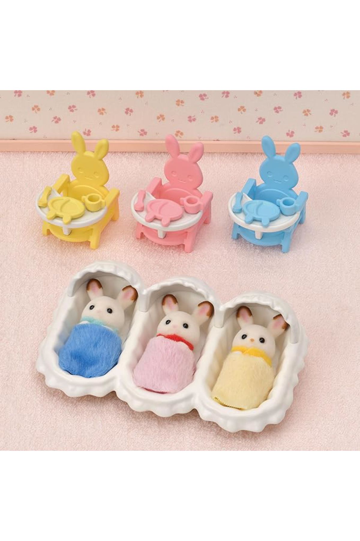 Epoch-Sylvanian Families-Set De Ingrijire A Iepurasilor Tripleti 6