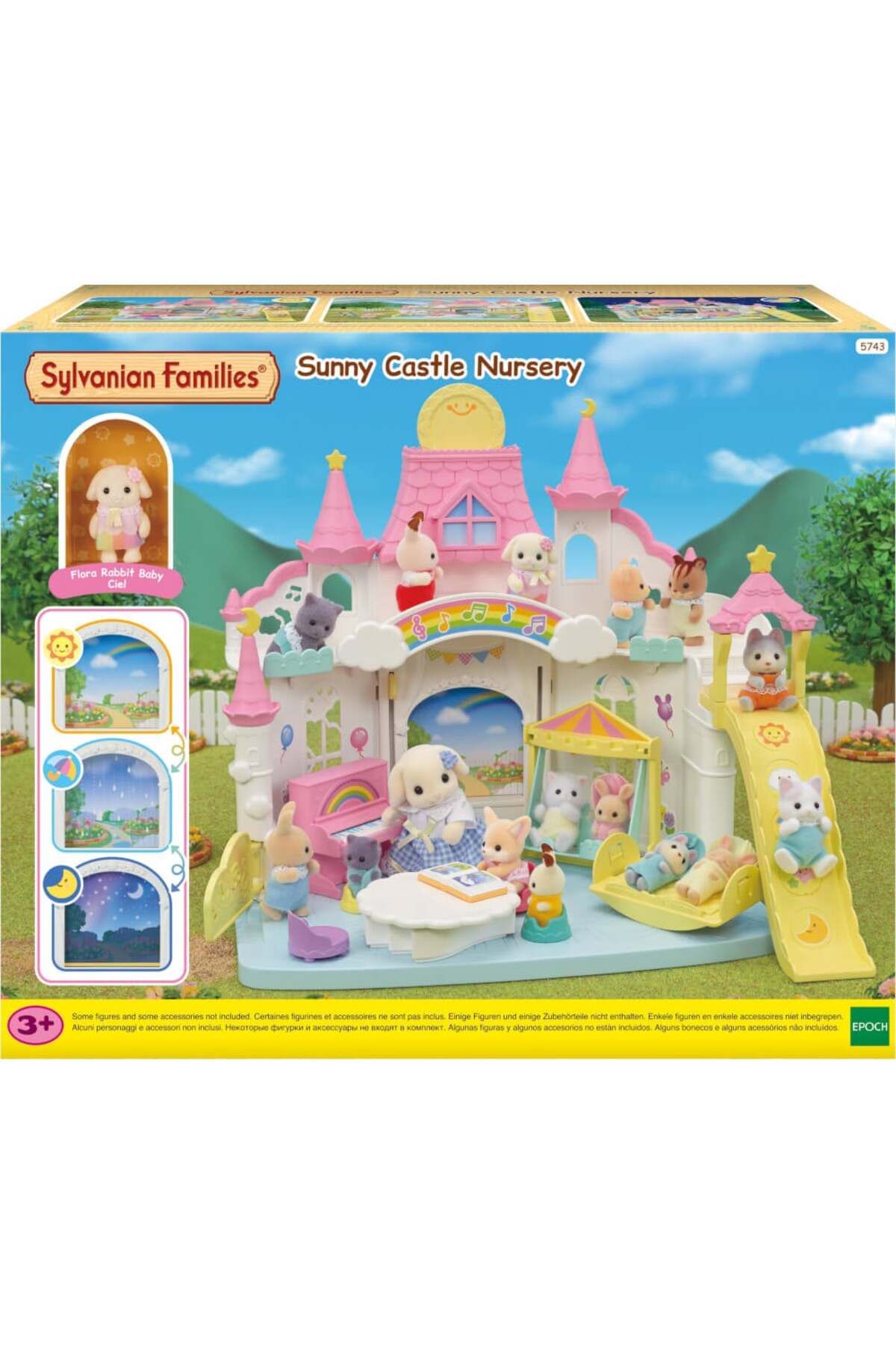 Epoch Sylvanian Families-loc De Joaca Castel Culori Vesele - One Size