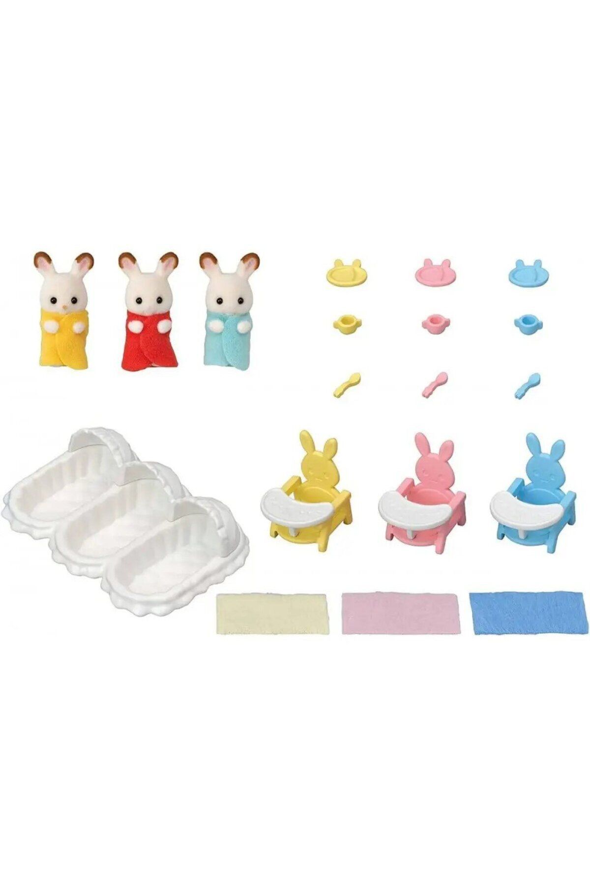 Epoch-Sylvanian Families-Set De Ingrijire A Iepurasilor Tripleti 2