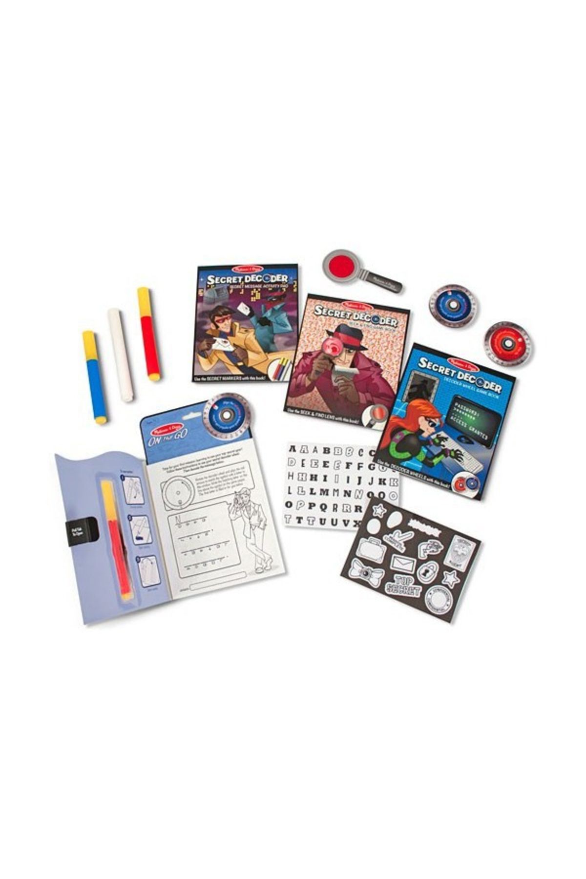 Melissa & Doug Set Decodorul De Secrete - One Size