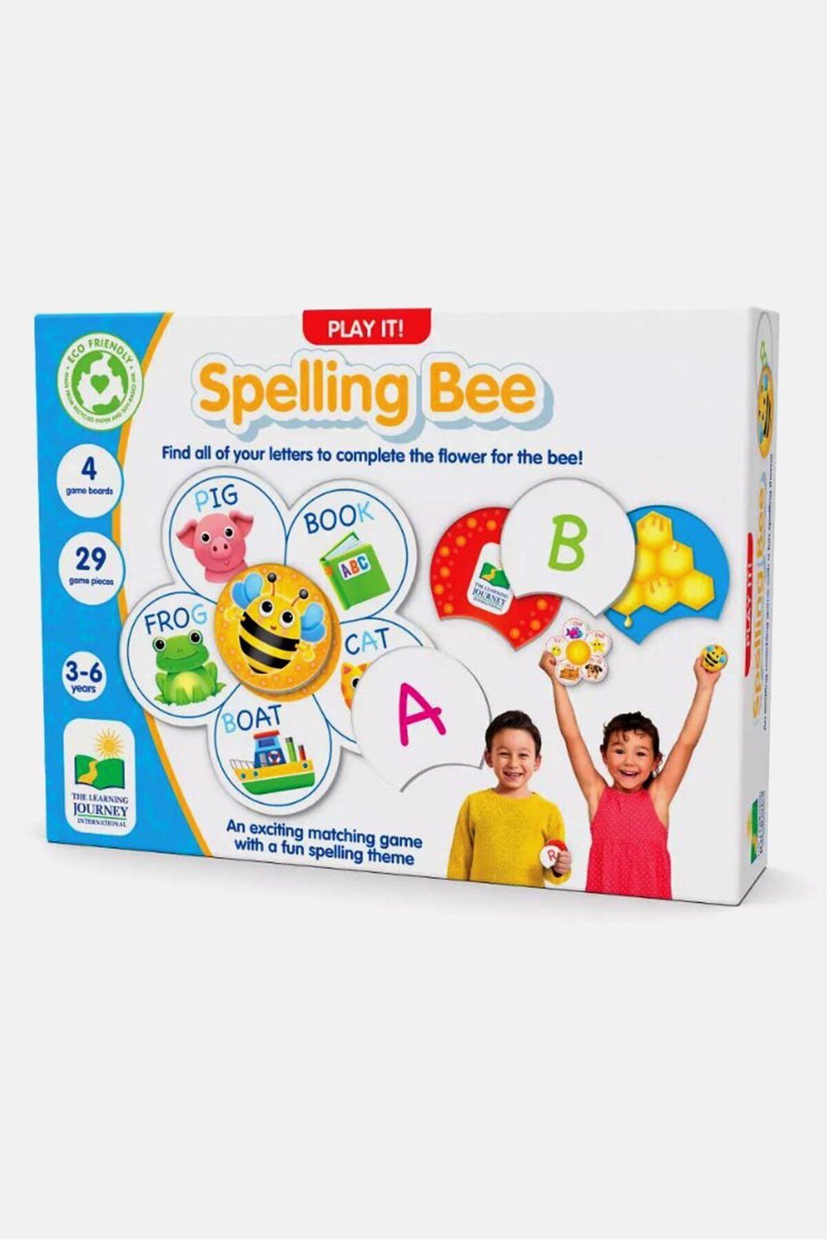 The Learning Journey-Play It Spelling Bee Game, White Combo 1