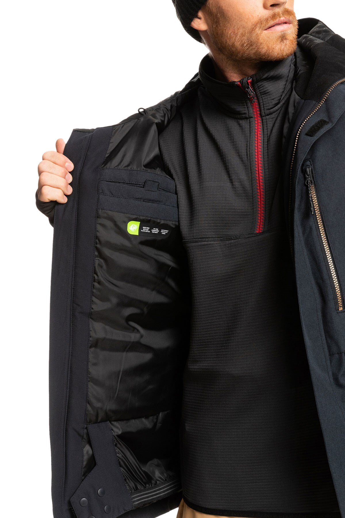 کاپشن مردانه آستین بلند | کوییک سیلور Quiksilver TYC8E87271D9BE1500 - تصویر 5