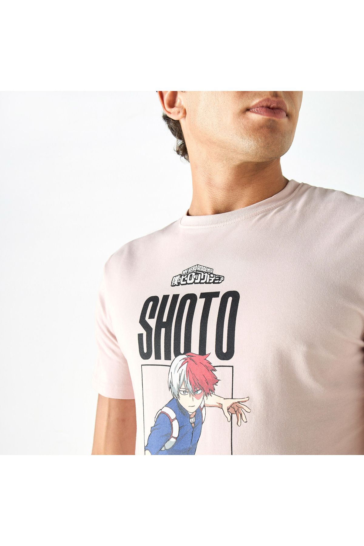 SP Characters-Naruto Print T-shirt with Crew Neck and Short Sleeves 4