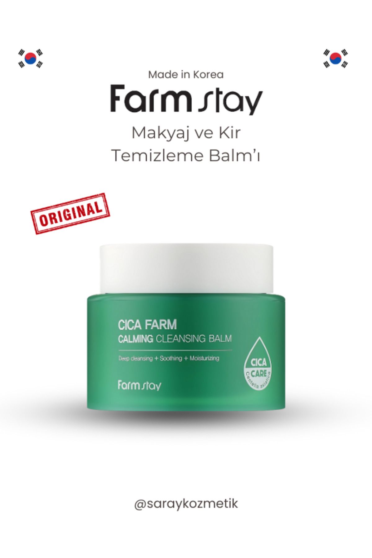 Farmstay Cica Farm Calming Cleansing Balm- Yüz Temizleyici Balm