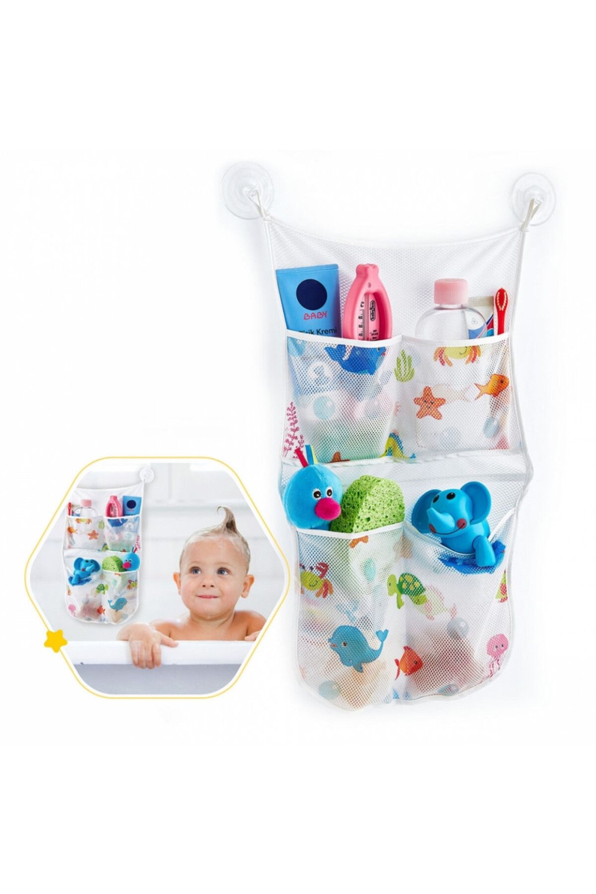 Babyjem-Organizator pentru jucariile de baie Ocean BabyJem 2