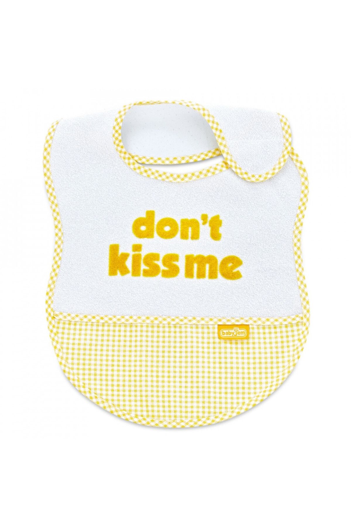 Babyjem Baveta Babyjem Din Bumbac Dont Kiss Me (culoare: Bleu) - One Size