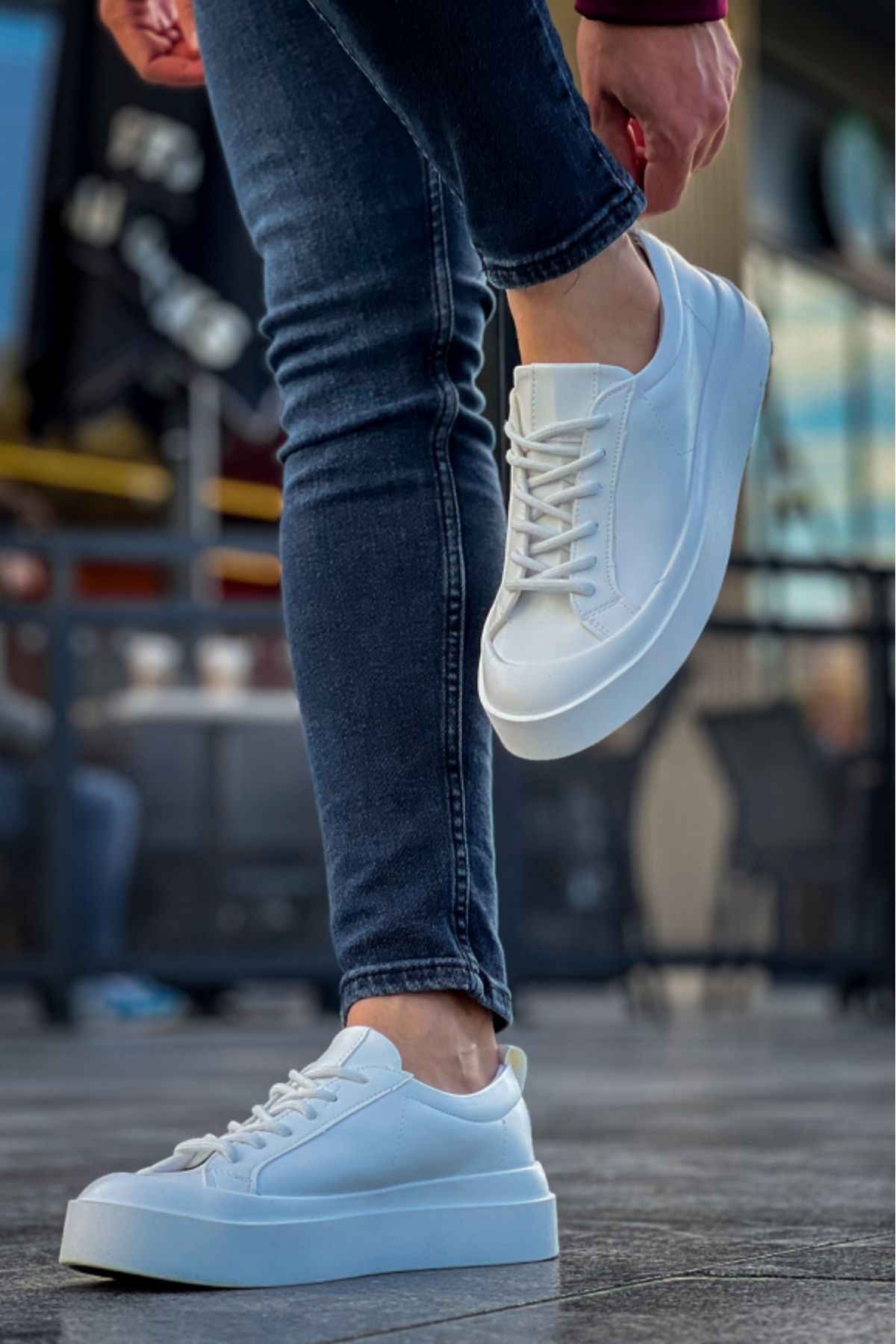 BOA-Ba500 Boa Custom Thermo Sole White Casual Men's Shoes 6