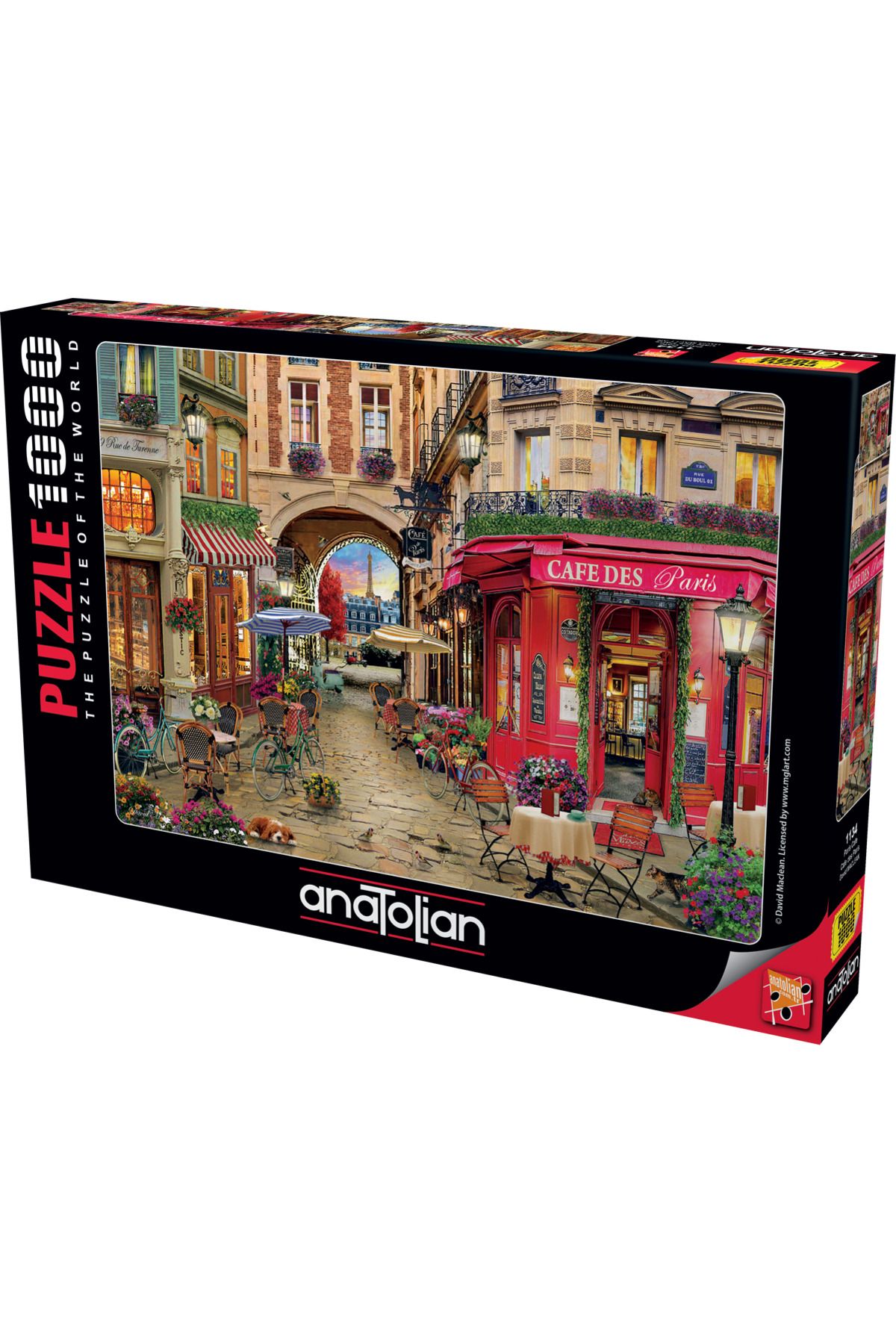 Anatolian Puzzle 1000 Parçalık Puzzle / Paris Cafe - Kod:1134