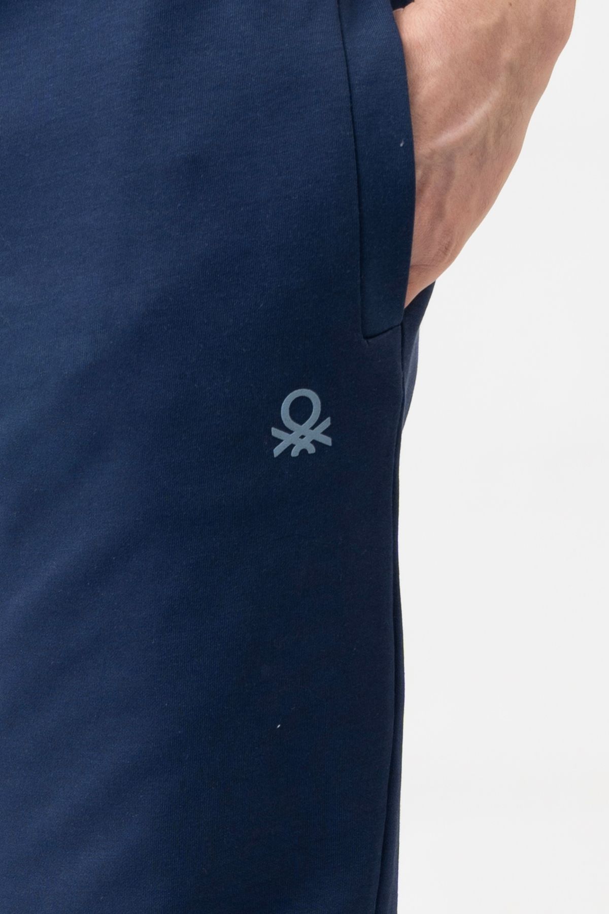 Benetton-Pantaloni de sport Jogger pentru bărbați - bleumarin 4