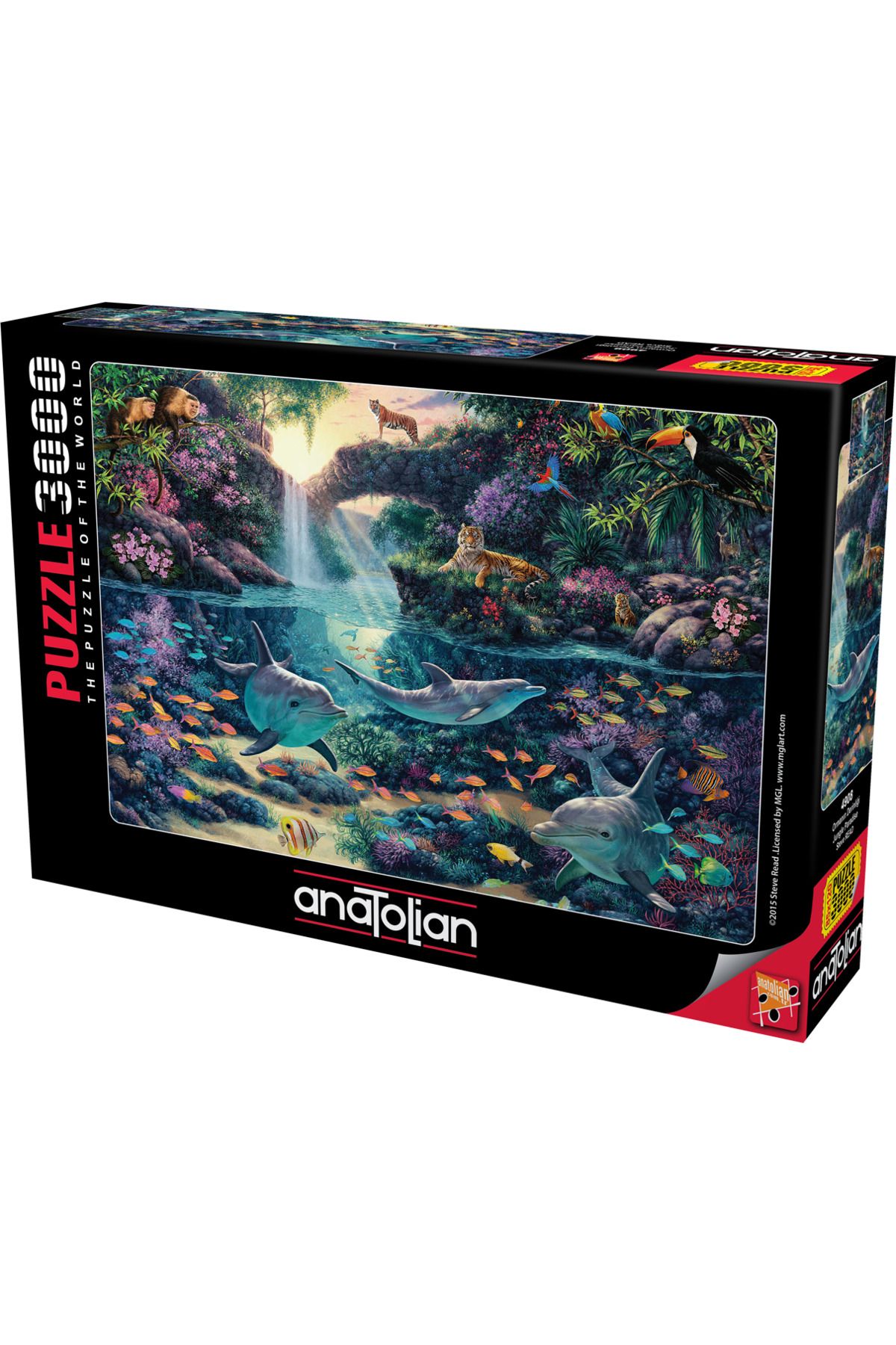 Anatolian Puzzle Anatolian 3000 Parça Ormanın Derinliği-jungle Paradise 4908