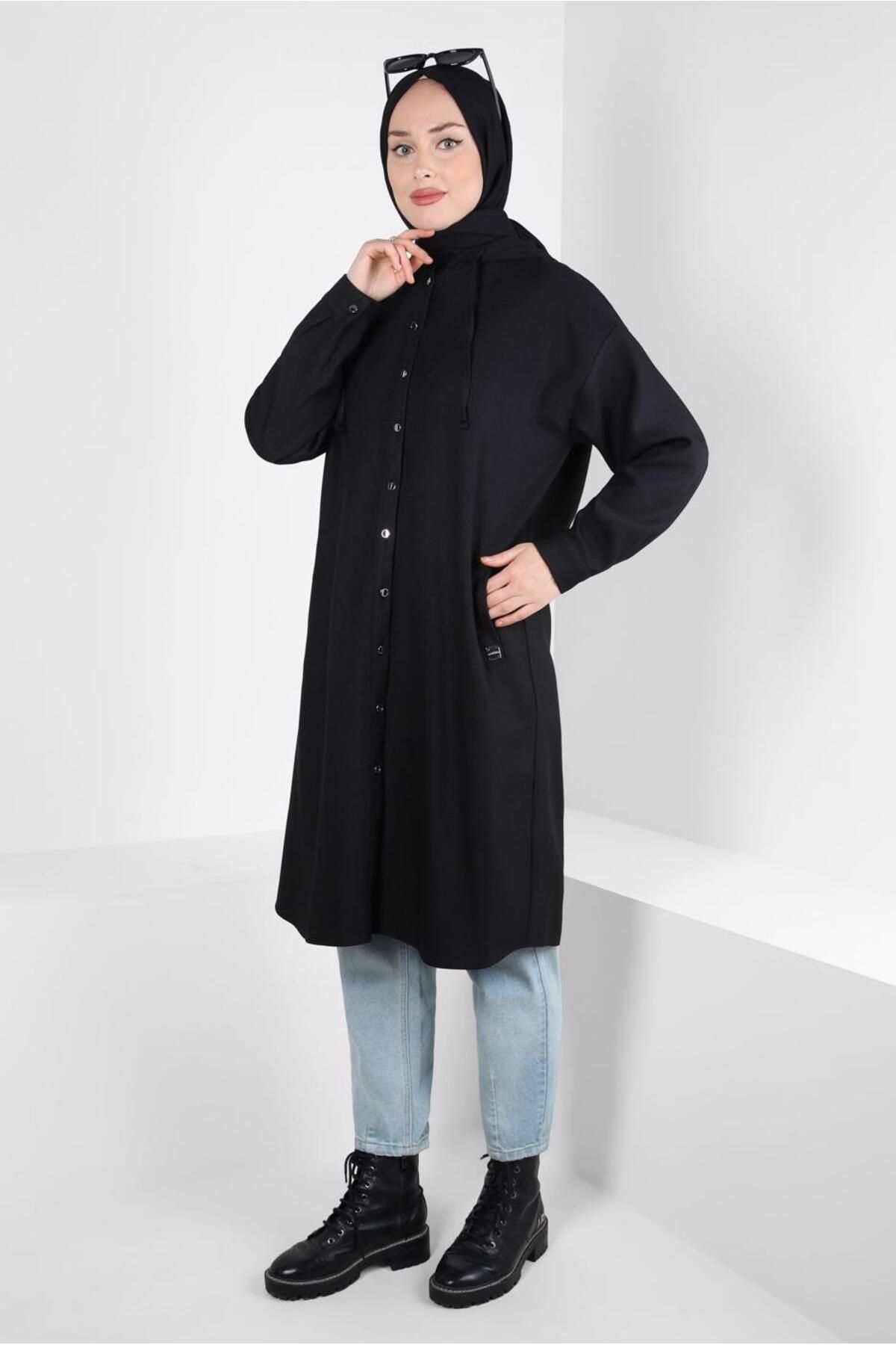 Alvina تونیک کلاه دار 44341