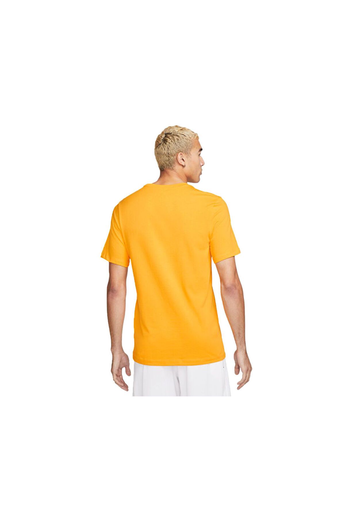 Nike-M Nk Tee Men's Basketball t Shirt Dz2685-739 Yellow 2