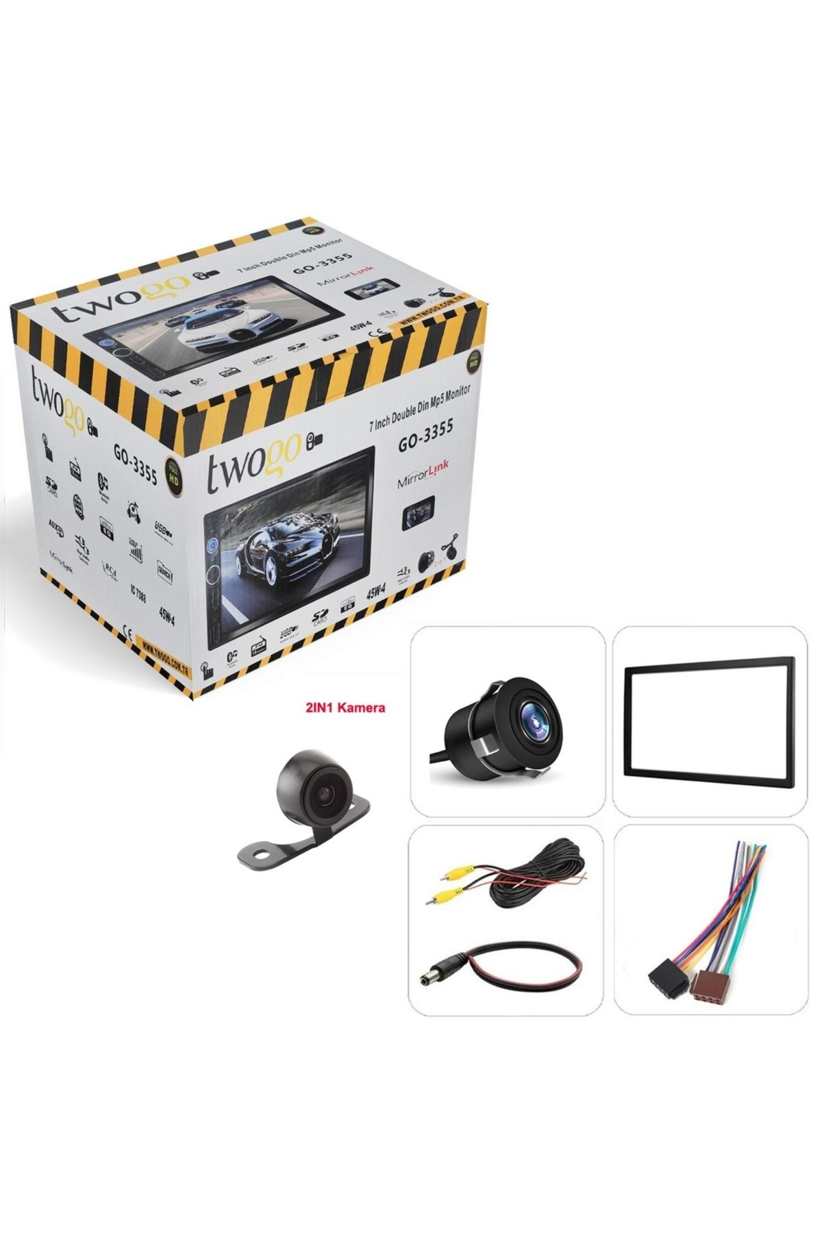 Poke Tofaş Tek Din Teyp 9 İnch 4x50 Watt Bt Usb Mirorlink Poke Pk-6006