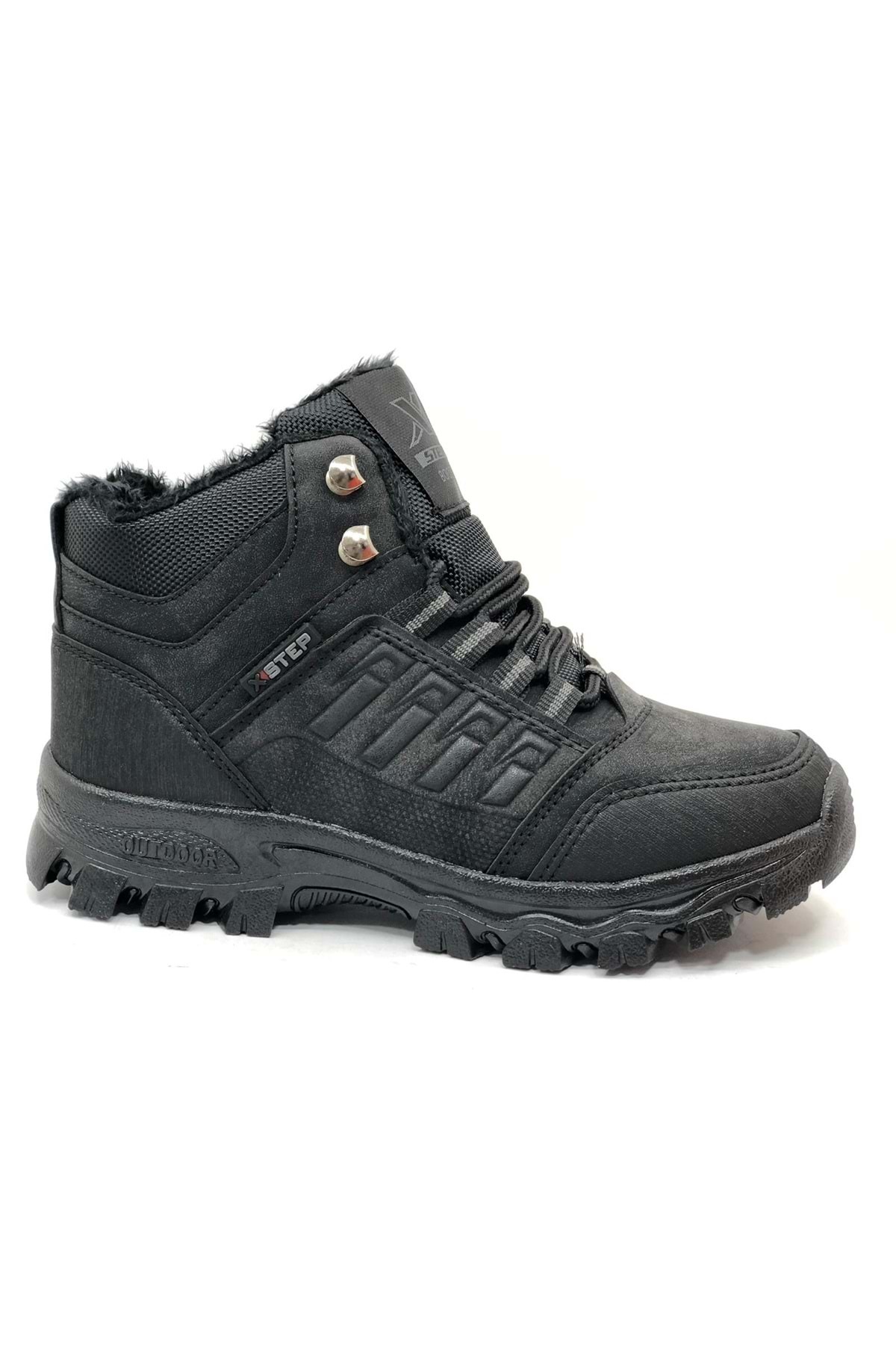 Kocamanlar Ayakkabı Xstep X6 Trekking Outdoor Ortopedik Erkek Bot SİYAH