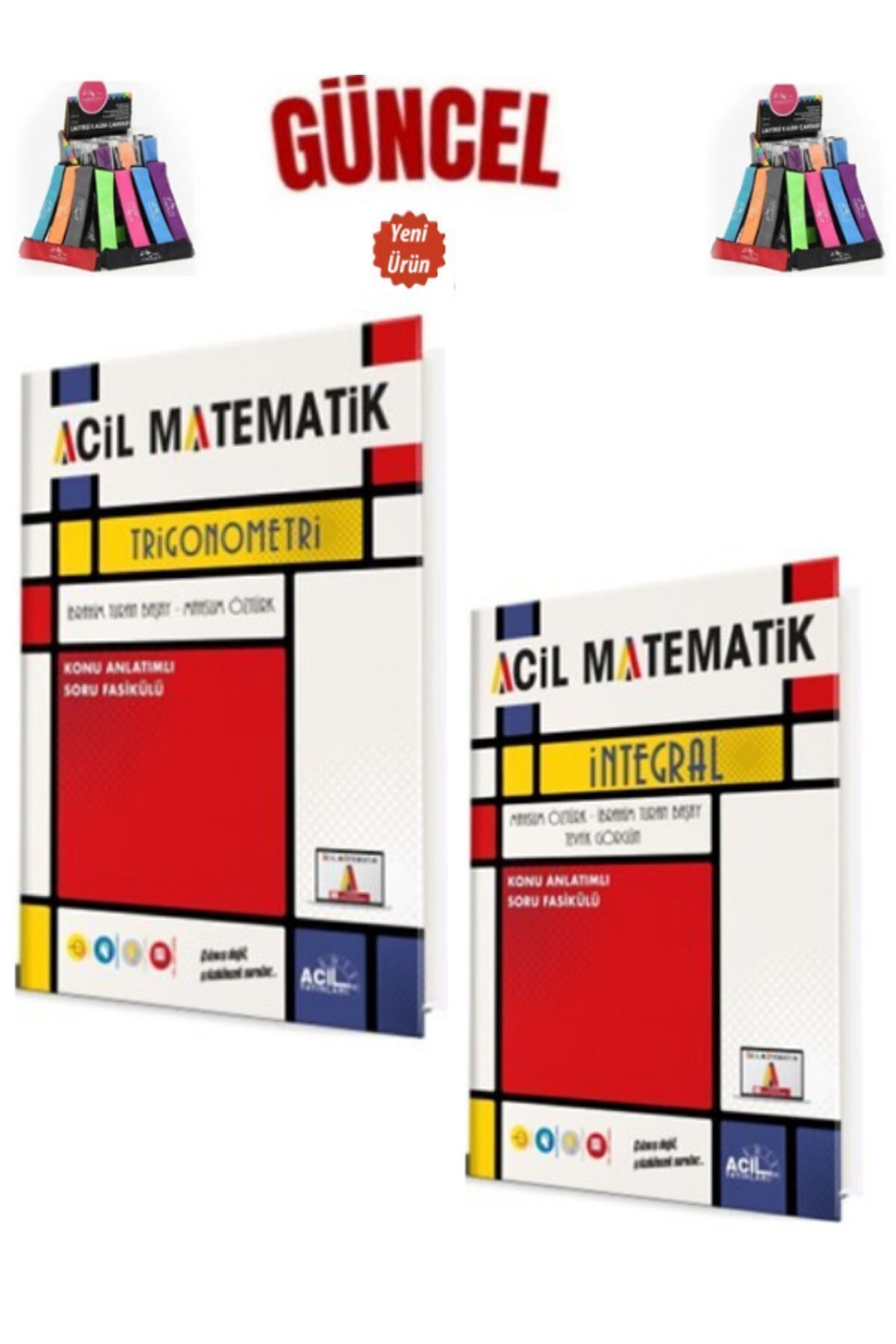 Acil Yayınları Güncel Ayt Matematik Trigonometri-İntegral Video Konu Anlatımlı Fasikül+Kalemlik