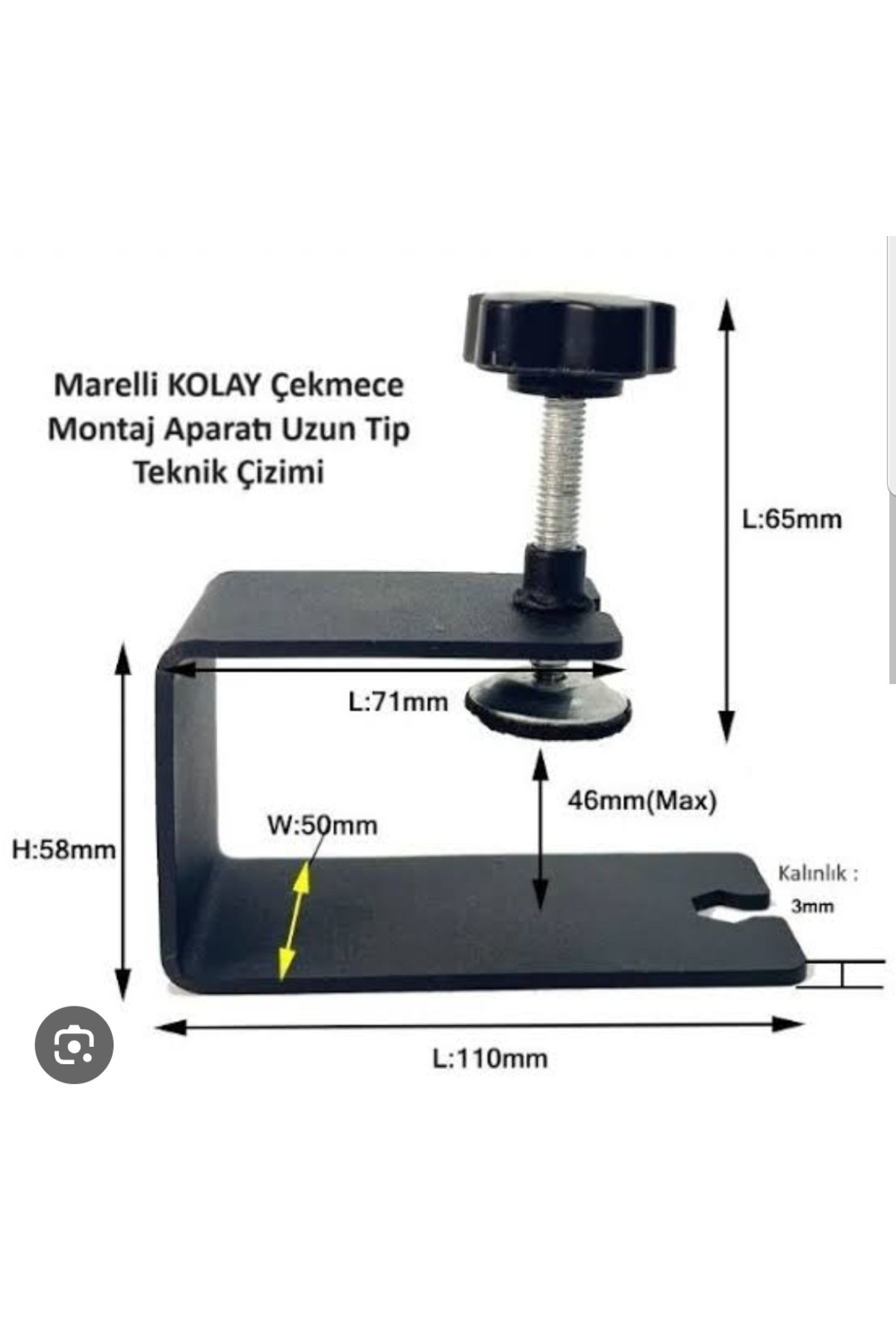 Hands ÇEKMECE ÖNÜ AYARLAMA DEMİRİ  KOLAY MONTAJ USTA İŞİ  (PAKET İÇERĞİ  2 AD)