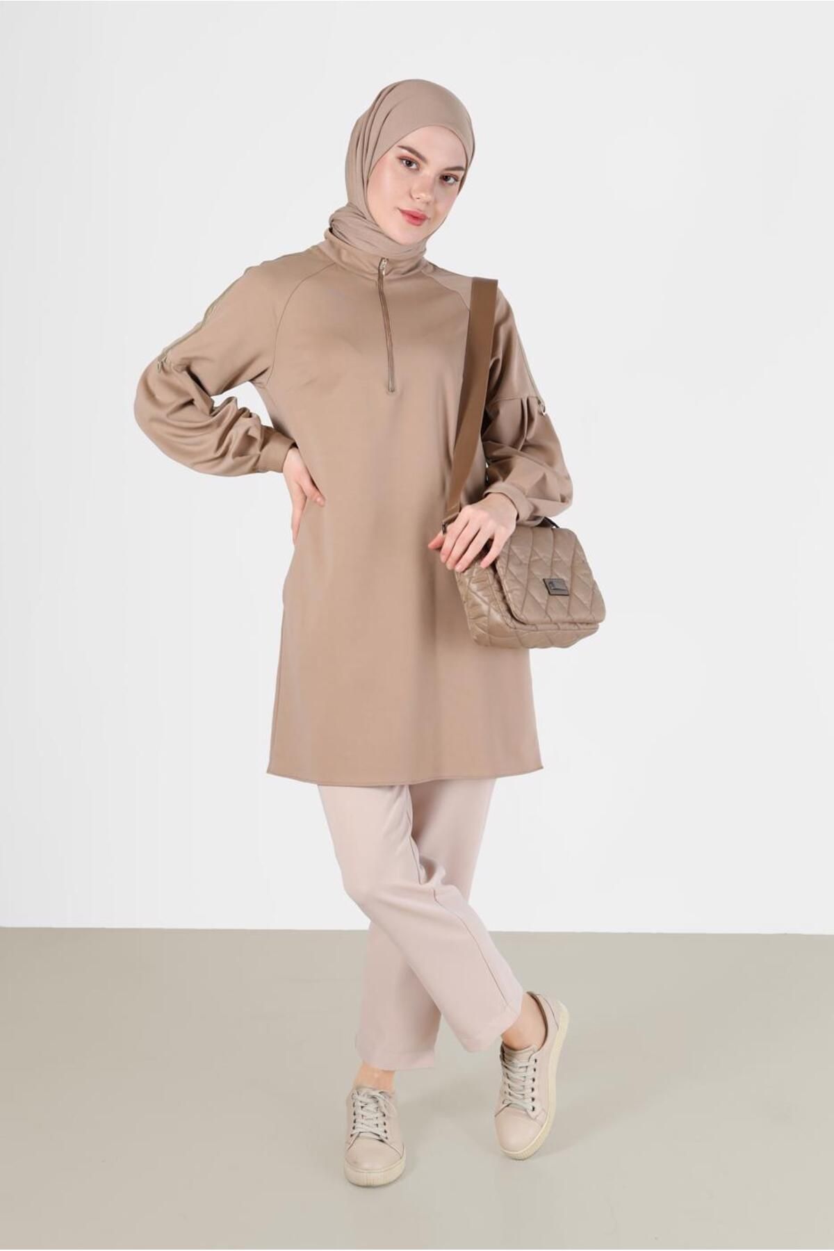 TUNIC زیپ دار 42322 نوار چرمی Alvina