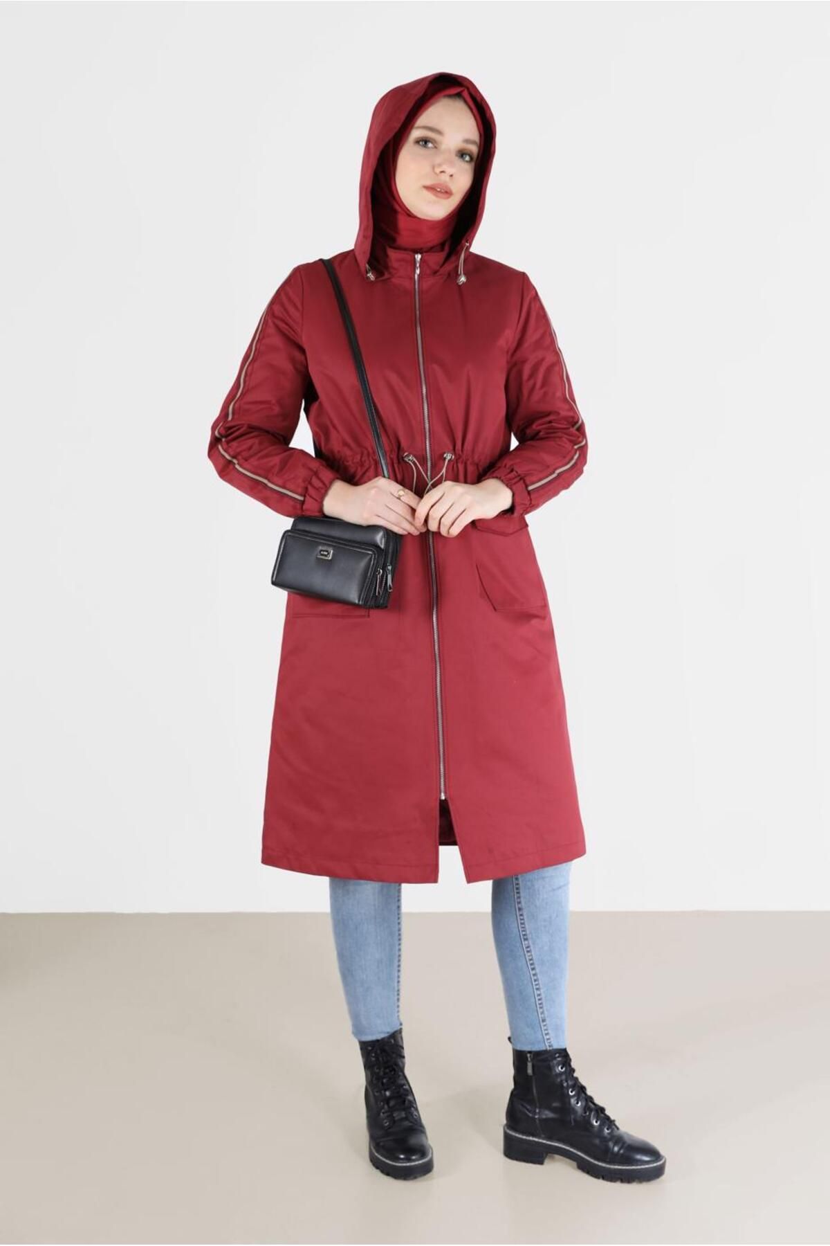 PARKA 90214 کلاهدار کمری کشیده Alvina