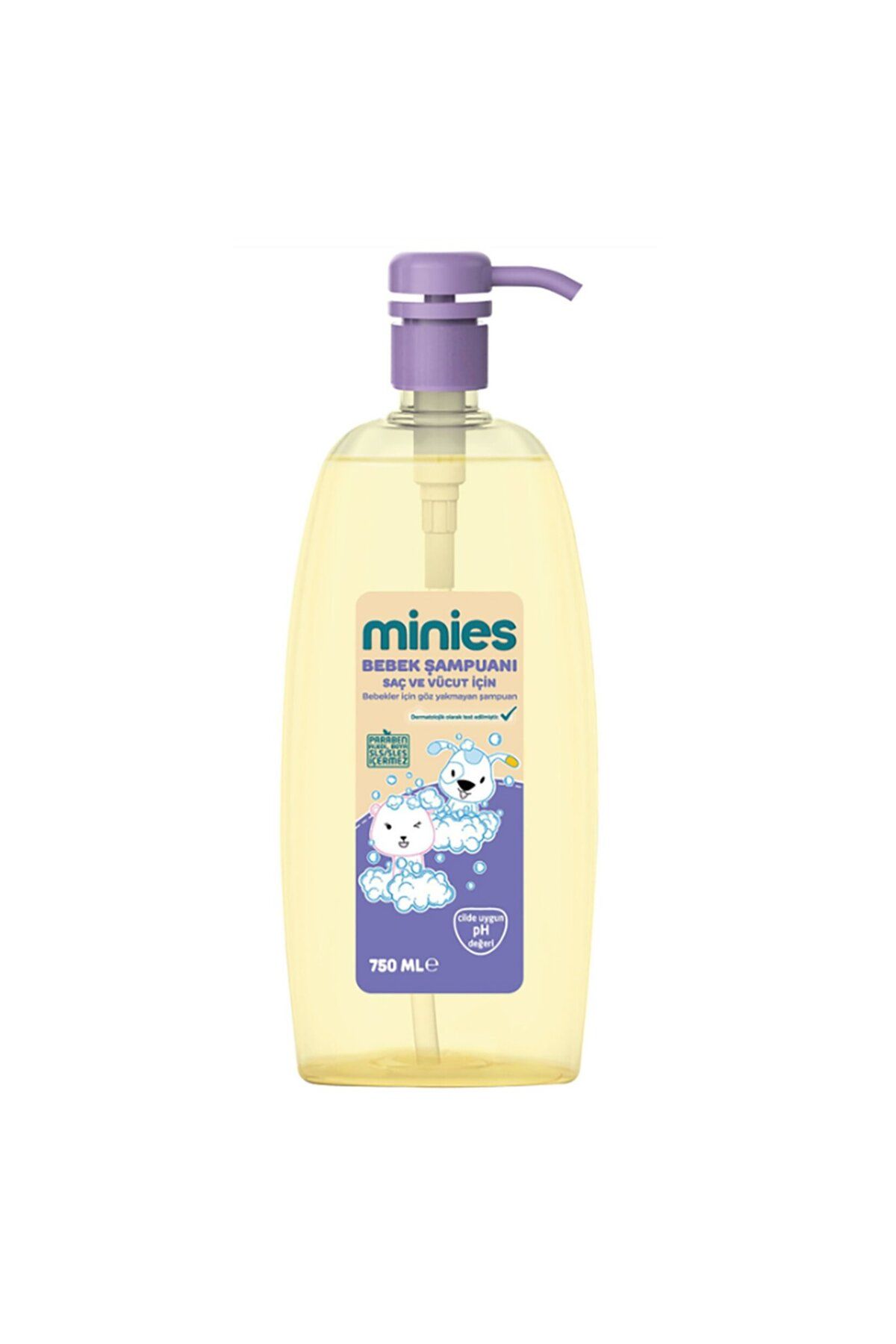 Minies Bebek Saç Ve Vücut Şampuanı 750 Ml