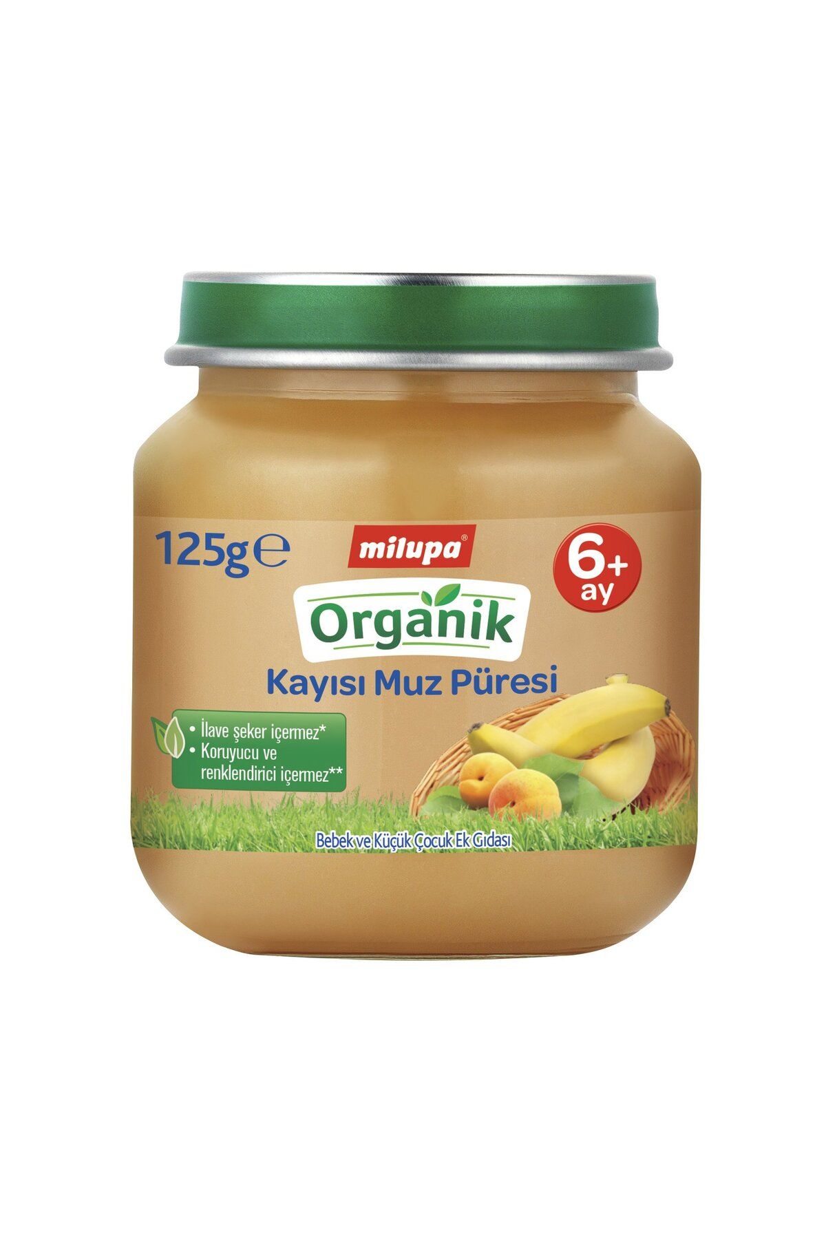 Milupa Organik Kayısı Muz Püresi 125 G