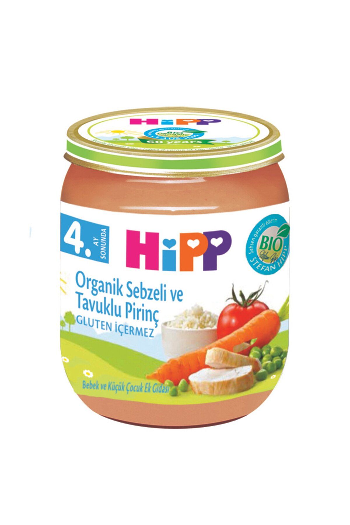 Hipp Organik Pirinçli ve Tavuklu Sebze 125 G