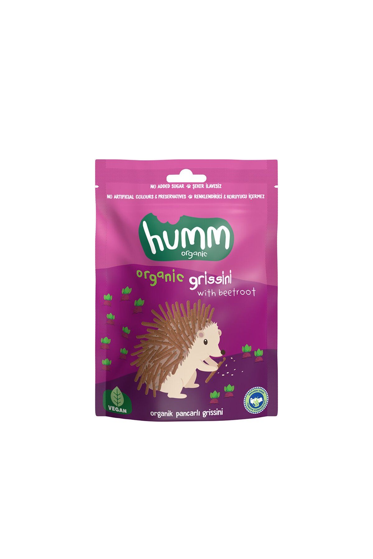 Humm Organic Organik Grissini Pancarlı 55 G