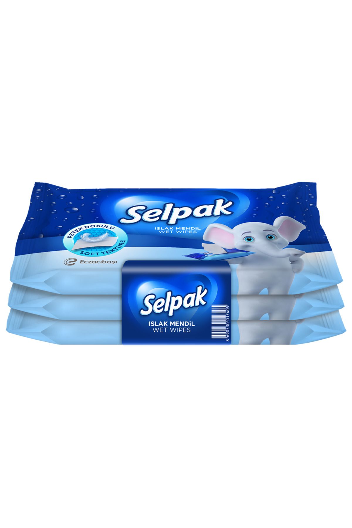 Selpak Professional Selpak Klasik Islak Cep Mendil 3x10'lu