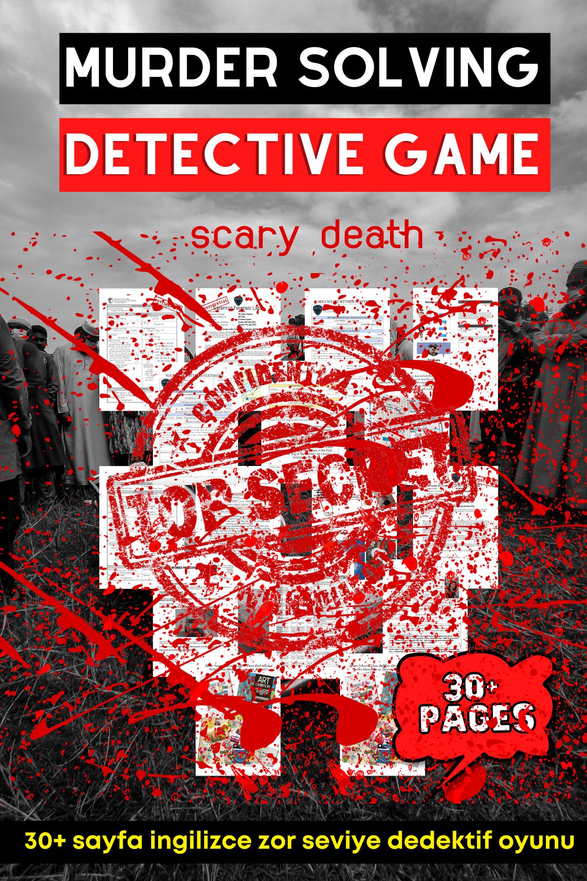 GameBulance-Detective Games - Who Is The Killer? - Murder Solving - Case File - Difficult Detective Game in English 2