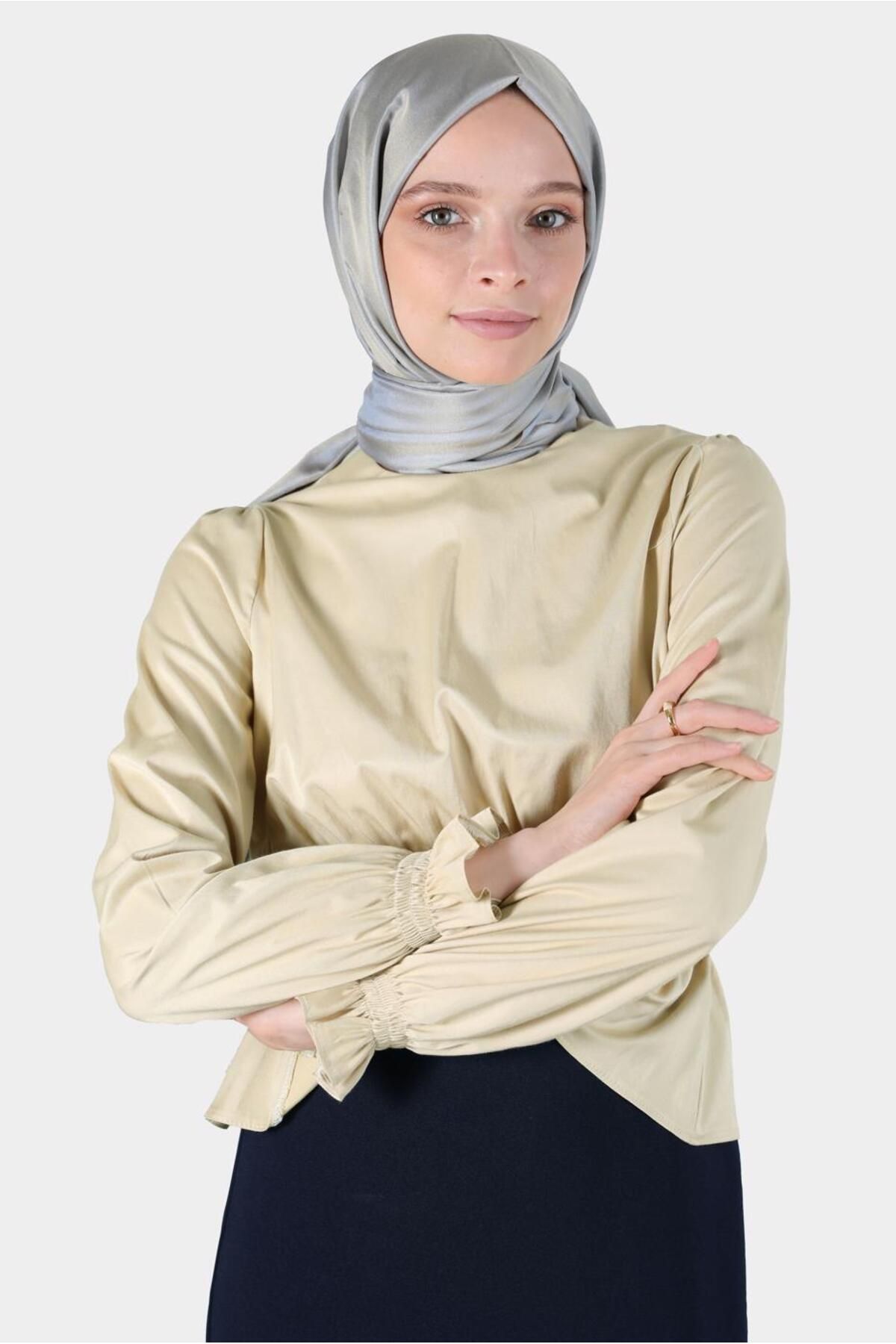 بلوز کمر و سرآستین 42762 Alvina