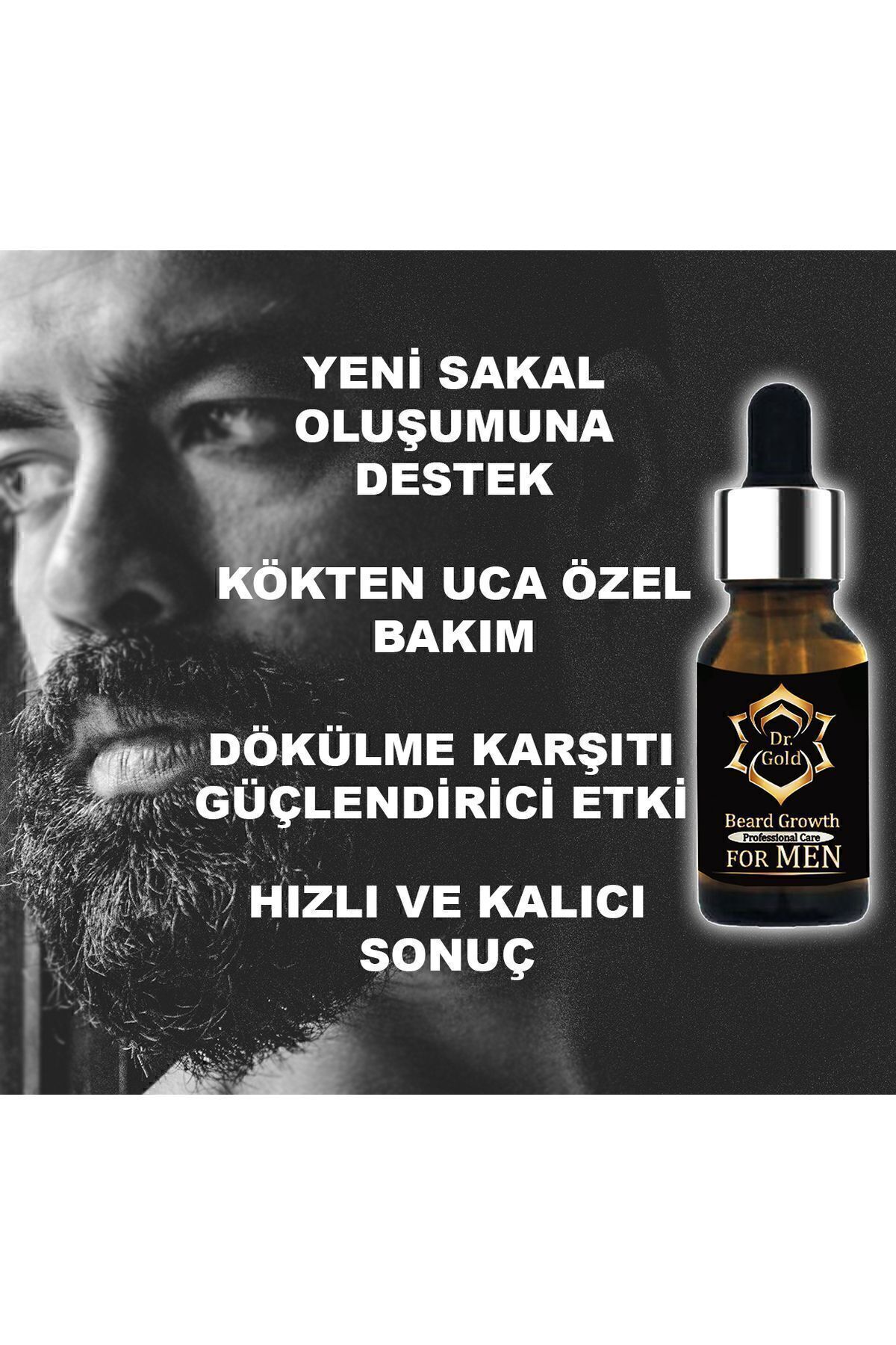 dr gold Sakal Dolgunlaştırıcı Ve Canlandırıcı Bakım Serumu& Sakal Serumu&beard Oil&bıyık Serumu-2