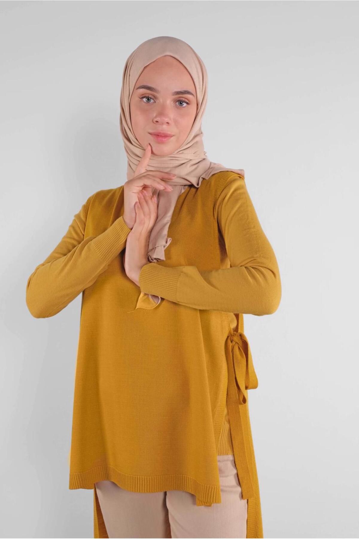 لباس بافتنی صحافی تابستانی 41073 Alvina