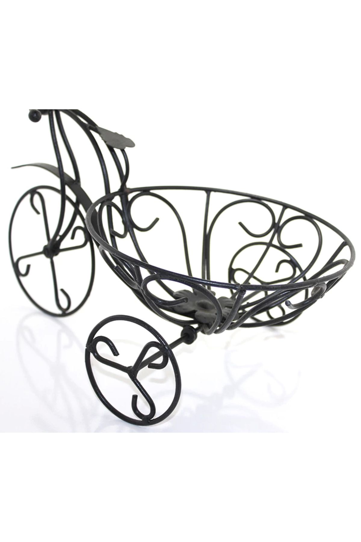 tgmz-Wrought Iron Decorative Bicycle Flower Pot St00077 2