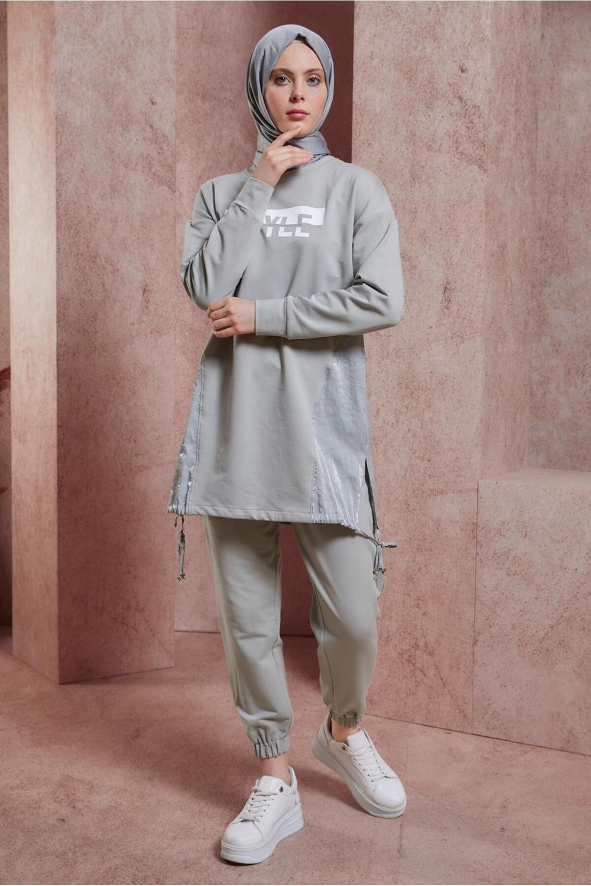 Alvina-Tracksuit Set 44405 - Printed and Trousers 2