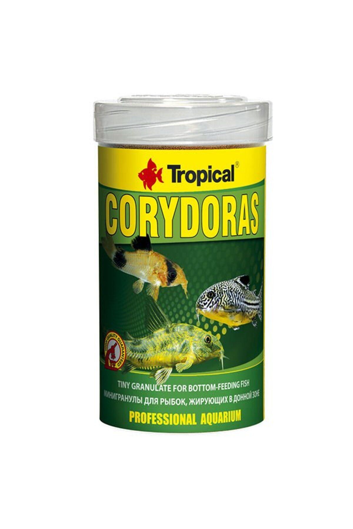 Genel Markalar Corydoras Dipten Beslenen Balıklar Için Mikro Granül Balık Yemi 100 ml 68 gr