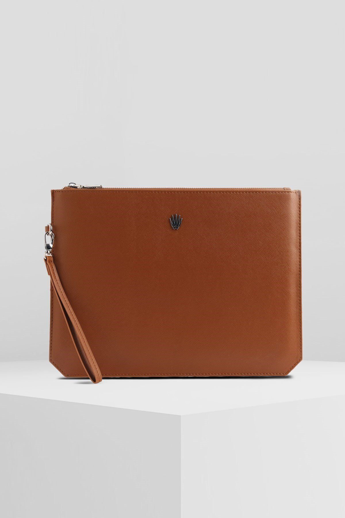 WATCHOFROYAL-Kabelka Clutch Tan 4