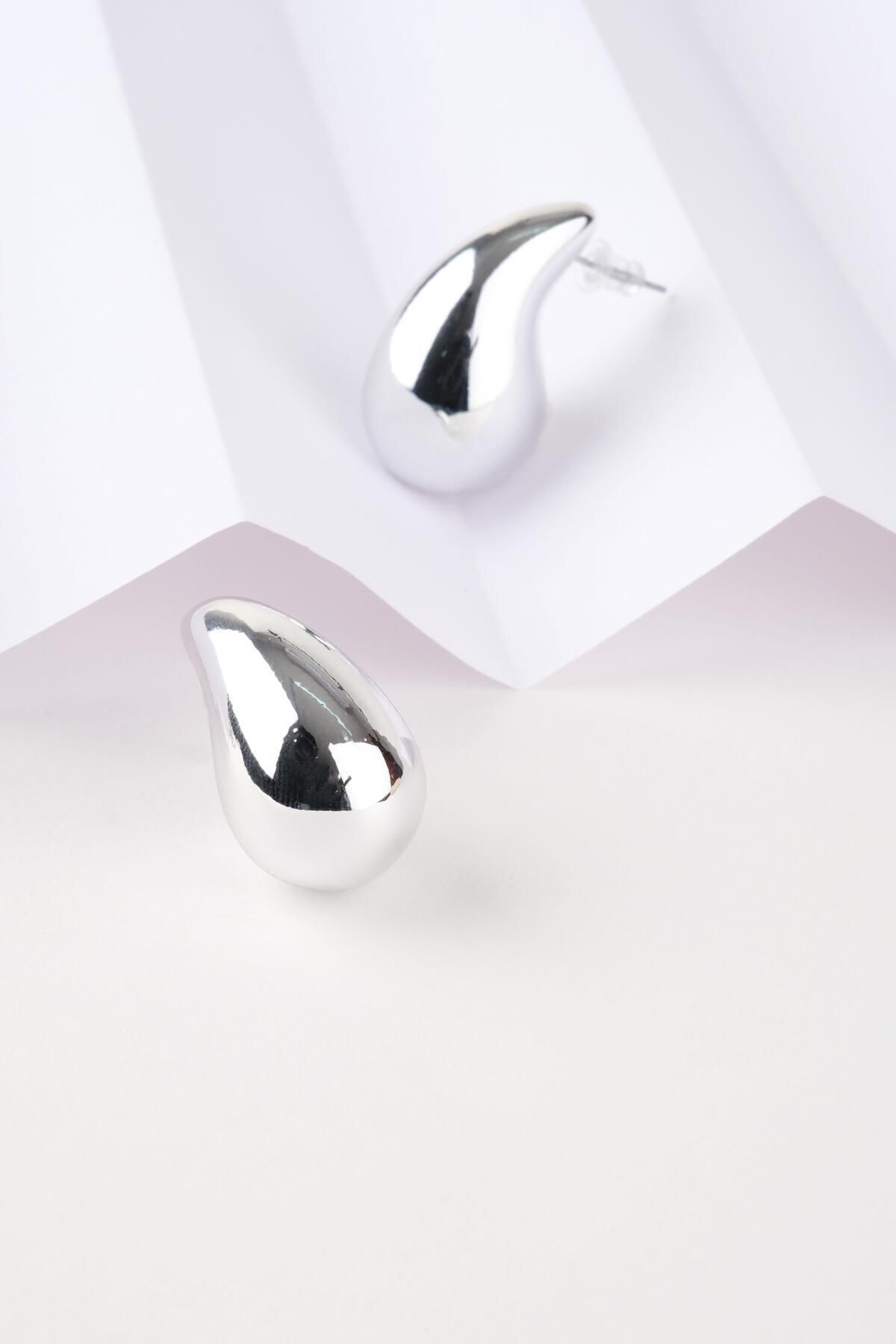 WATCHOFROYAL-Chic Silver Steel Earrings 1