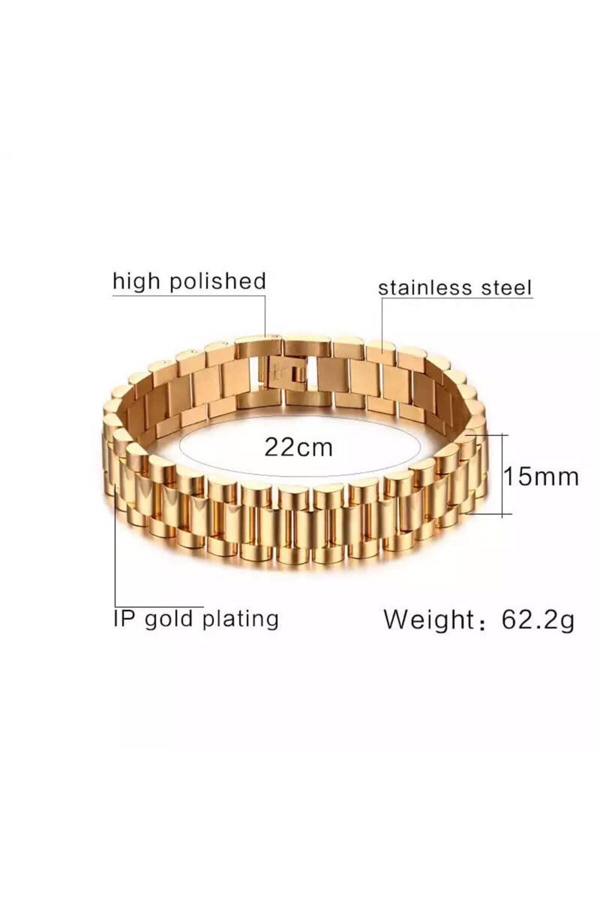 واتشوفرويال-Datejust Gold - تصميم سوار فولاذي 5