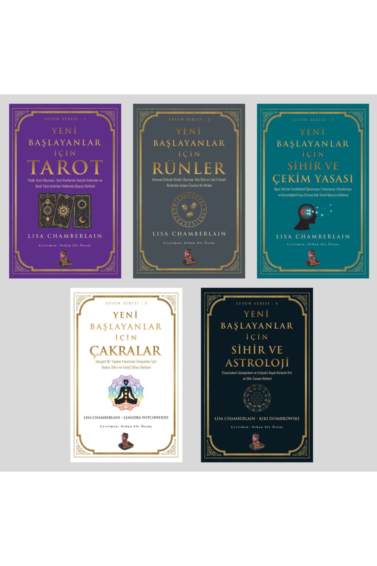 Amadeo Yayınları Ezoterizm Seti (5 Kitap) - Lisa Chamberlain