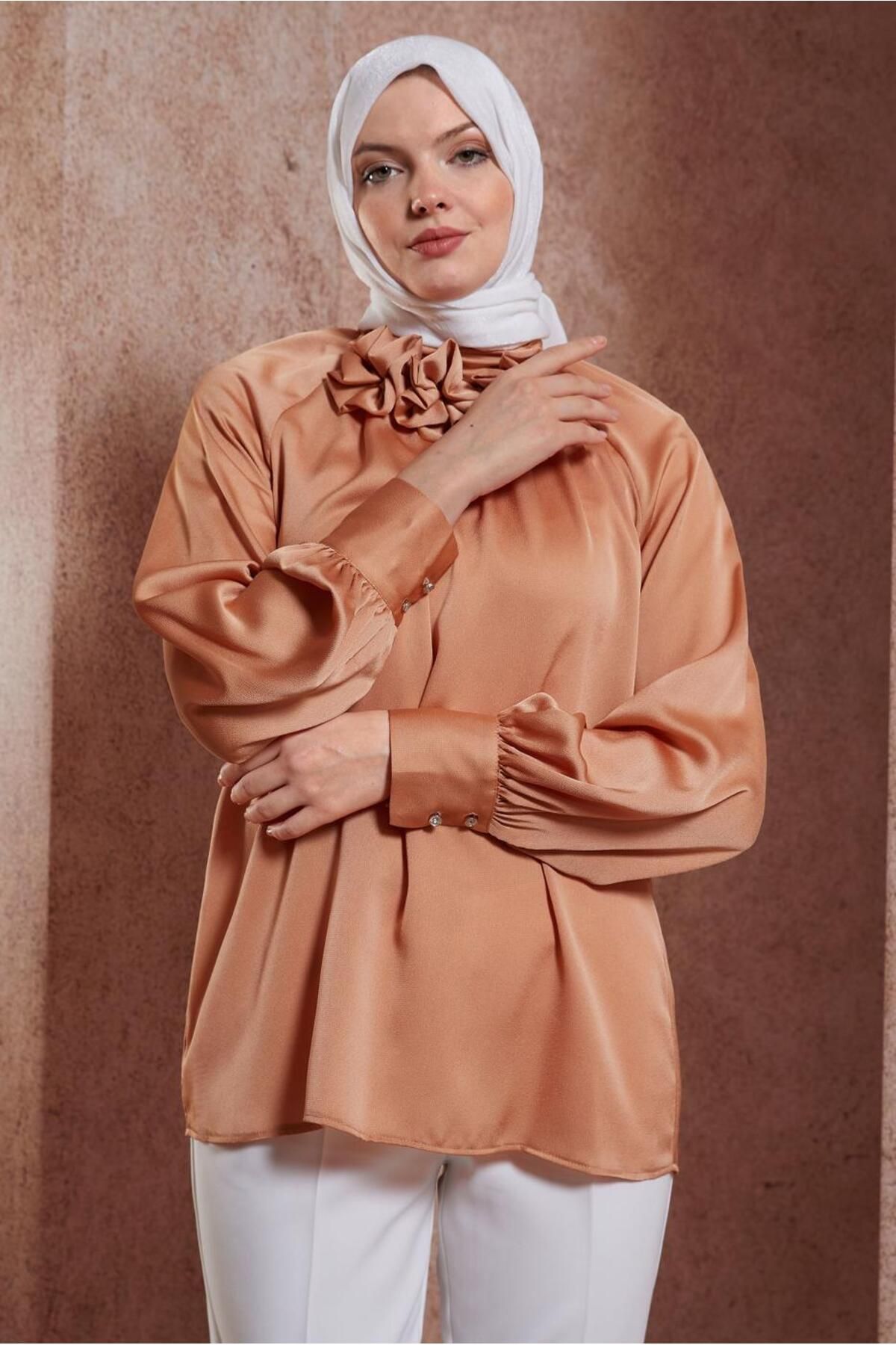 بلوز ساتن 44554 Alvina