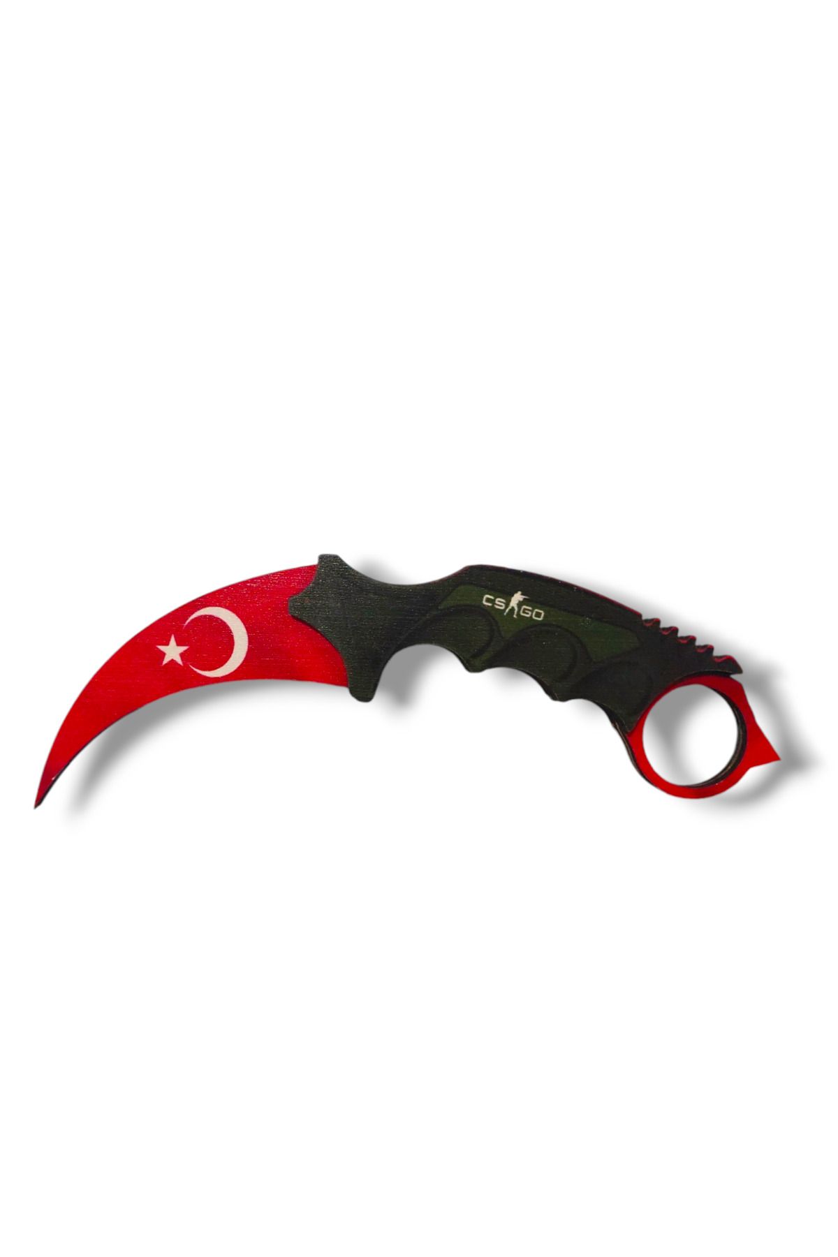 Hediyenealsak Ahşap Cs-go Bayrak Karambit