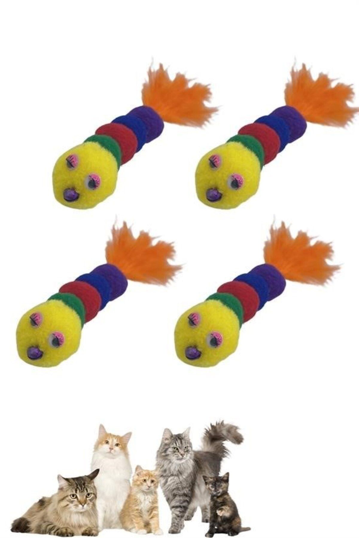 schmetterling-Cat Toys - Brown - Cat Toys with Catnip 7