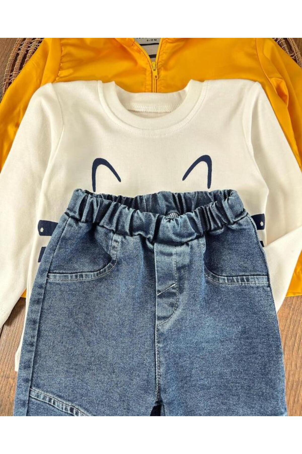 VaVbaby Meow Yağmurluk 3’lü Takım fotoğrafı 3 (önizleme)